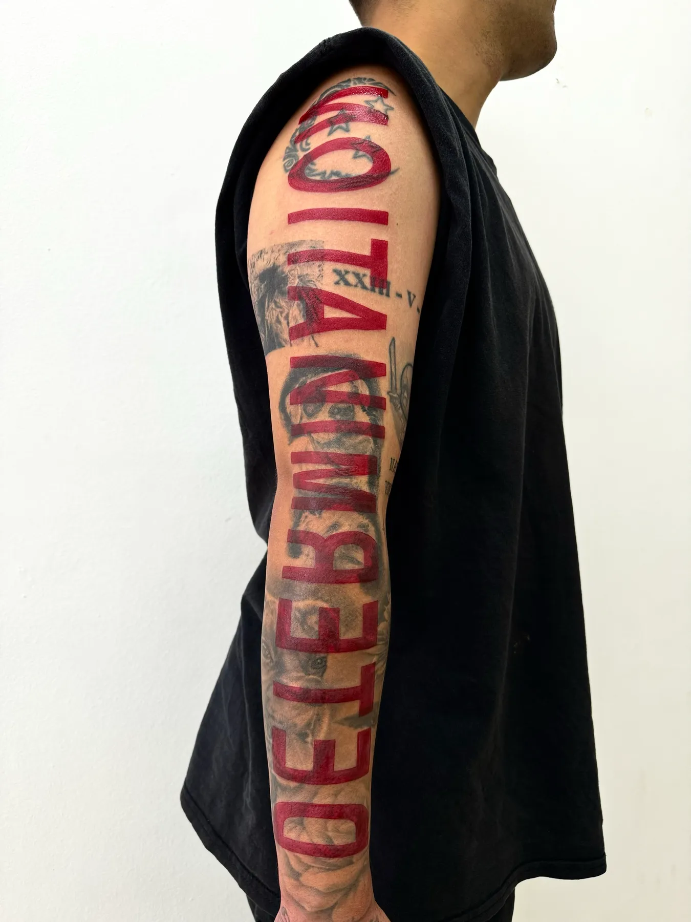 Determination — tatuaje Blackwork de Nillattt, foto 1