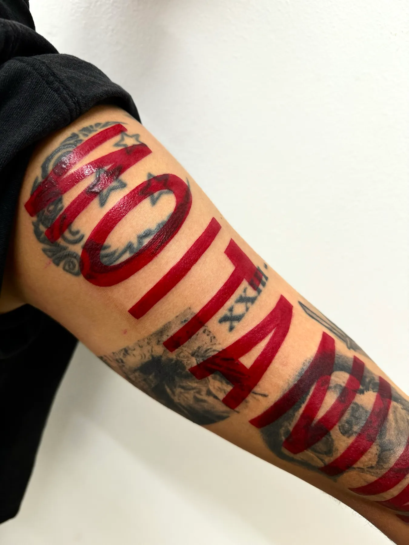 Determination — tatuaje Blackwork de Nillattt, foto 2
