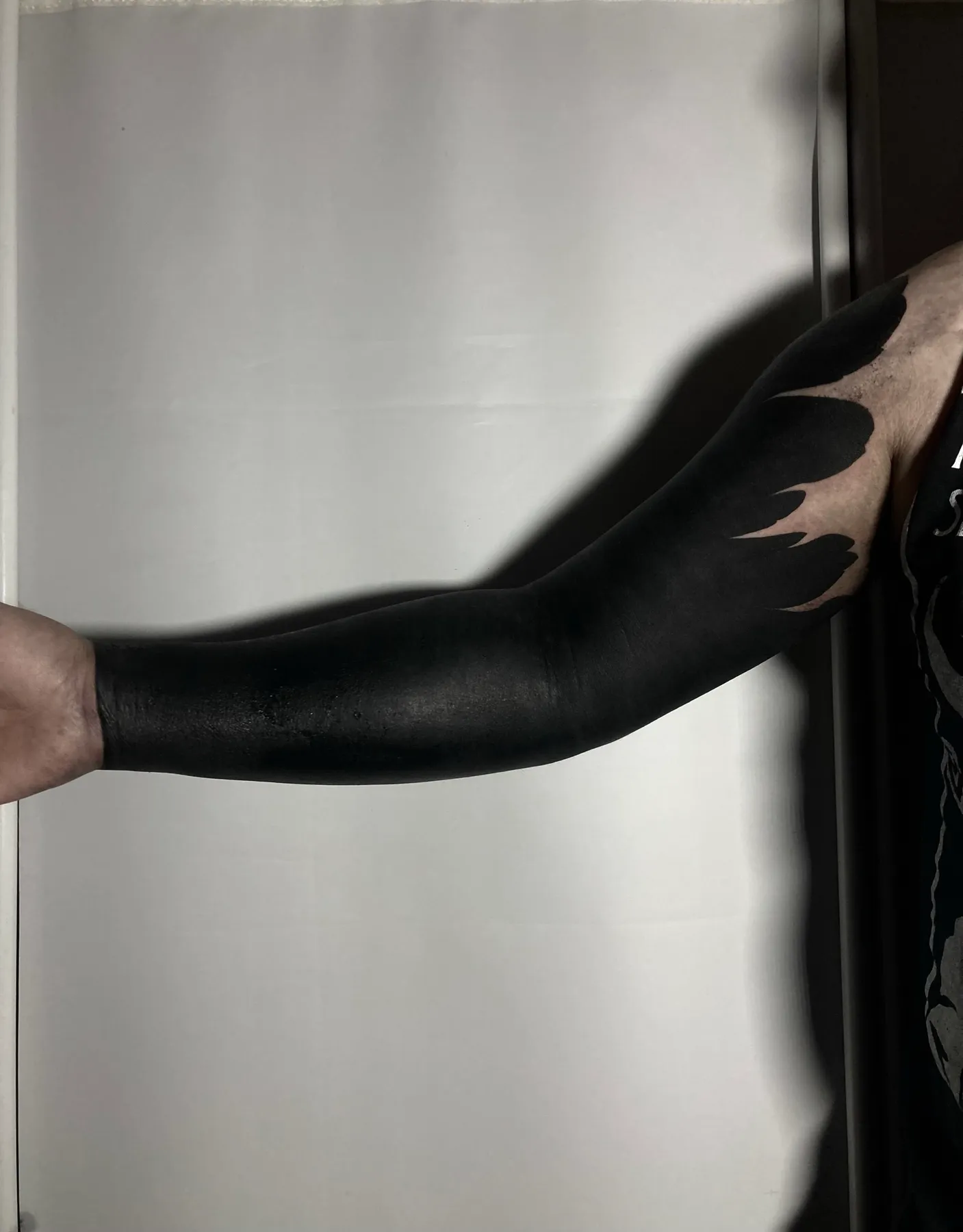 Manga de Llamas — tatuaje Blackout de Nillattt, foto 1