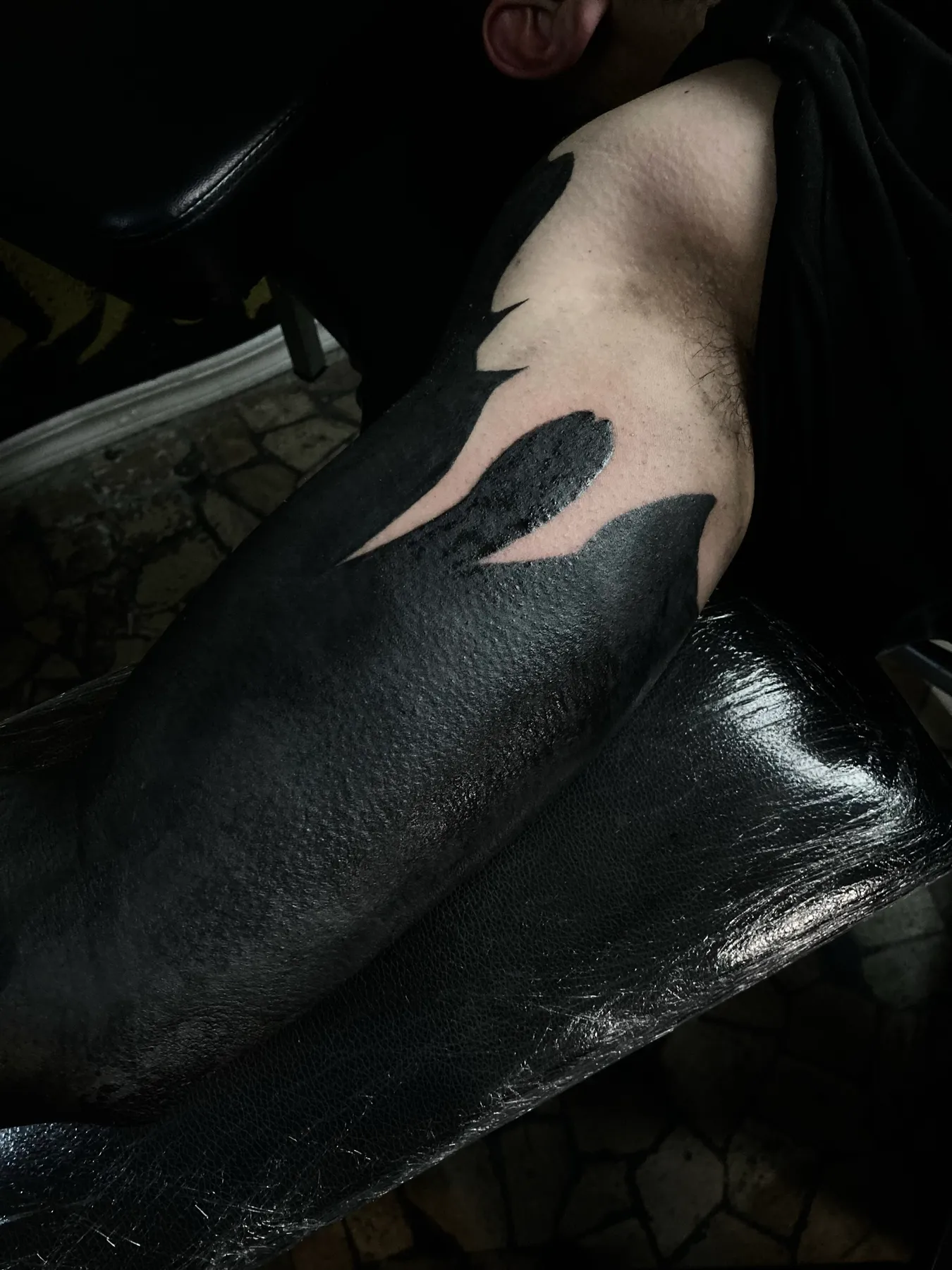 Manga de Llamas — tatuaje Blackout de Nillattt, foto 3