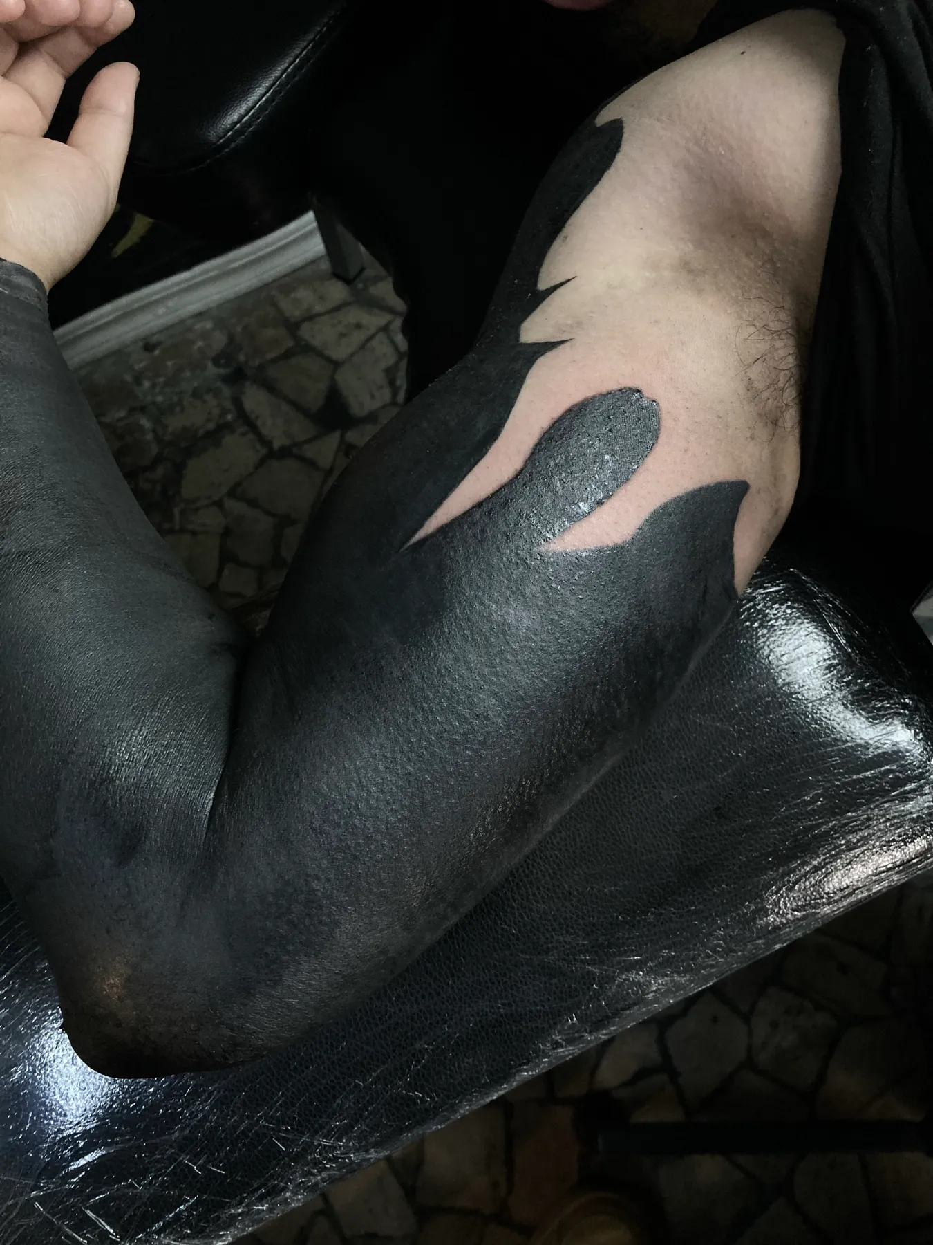 Manga de Llamas — tatuaje Blackout de Nillattt, foto 4