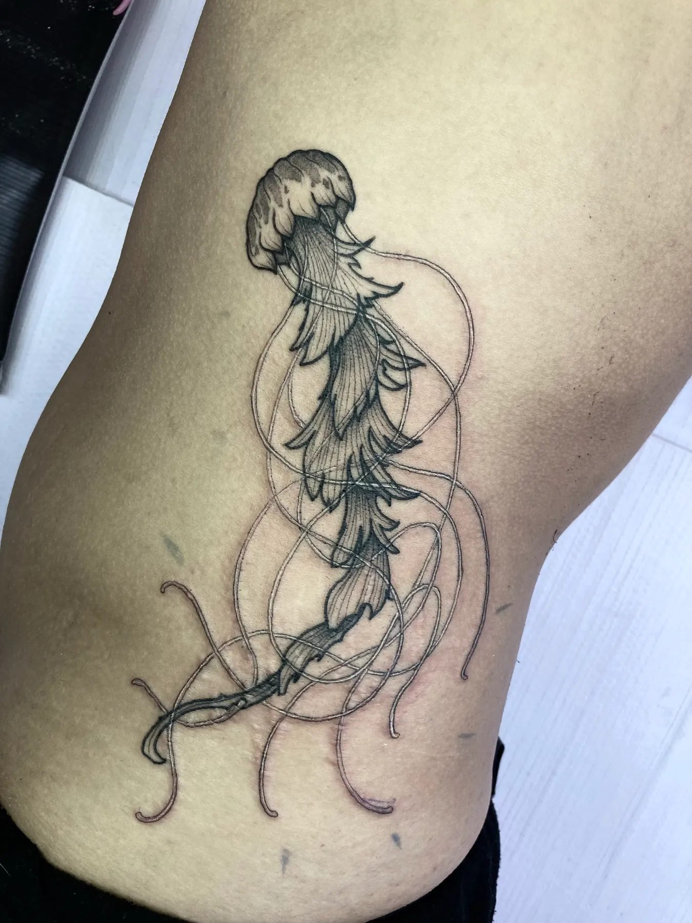 Medusa — tatuaje Blackwork de Nillattt, foto 1
