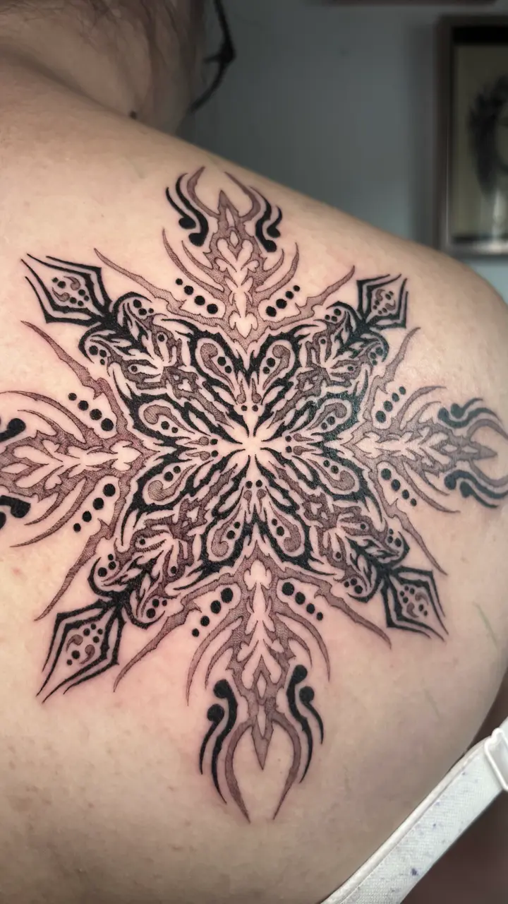 Mandala Back — Ornamental tattoo by Nillattt, photo 1