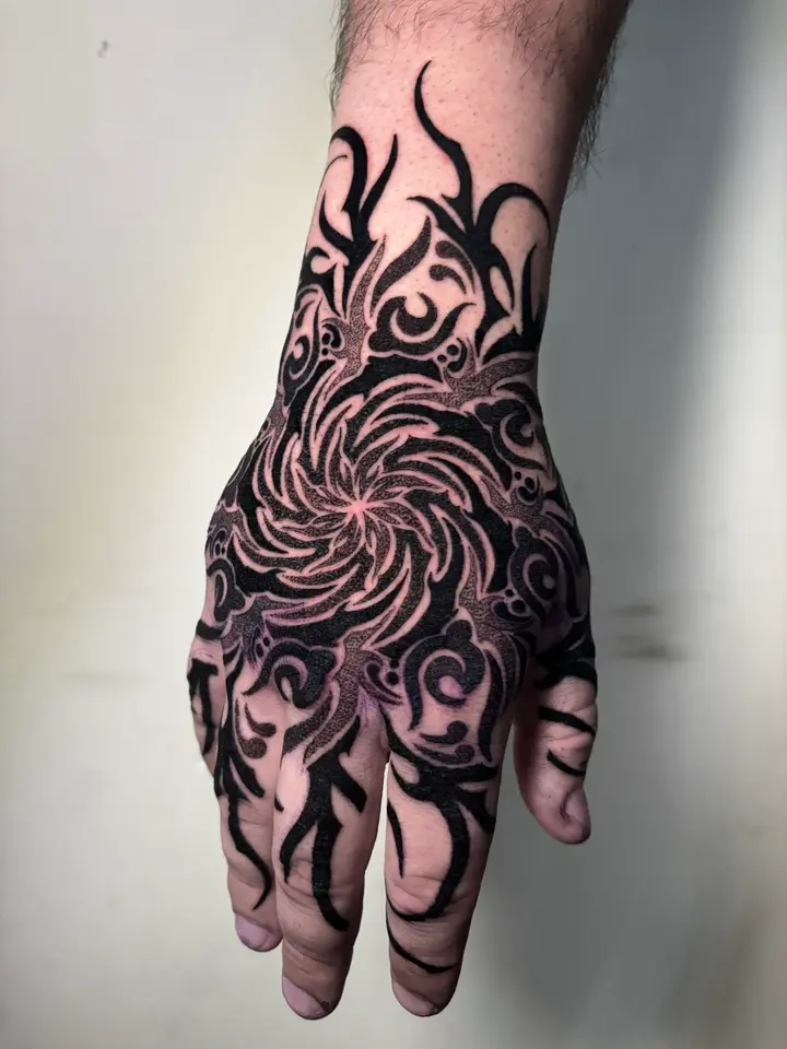 Mandala Hand — Ornamental tattoo by Nillattt, photo 1