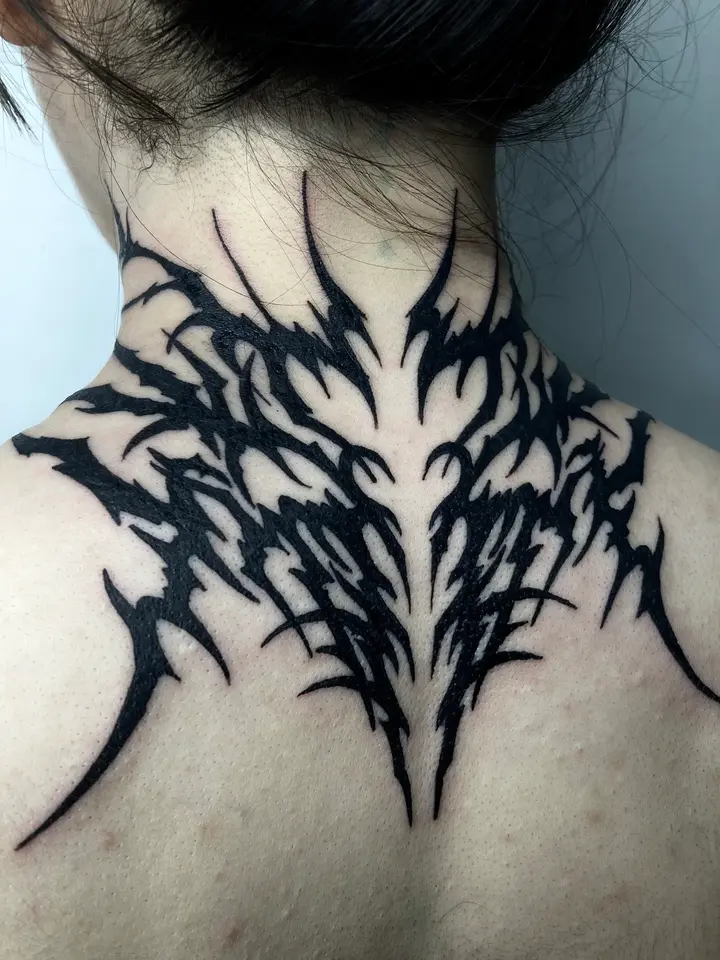 Neck — Neotribal tattoo by Nillattt, photo 1