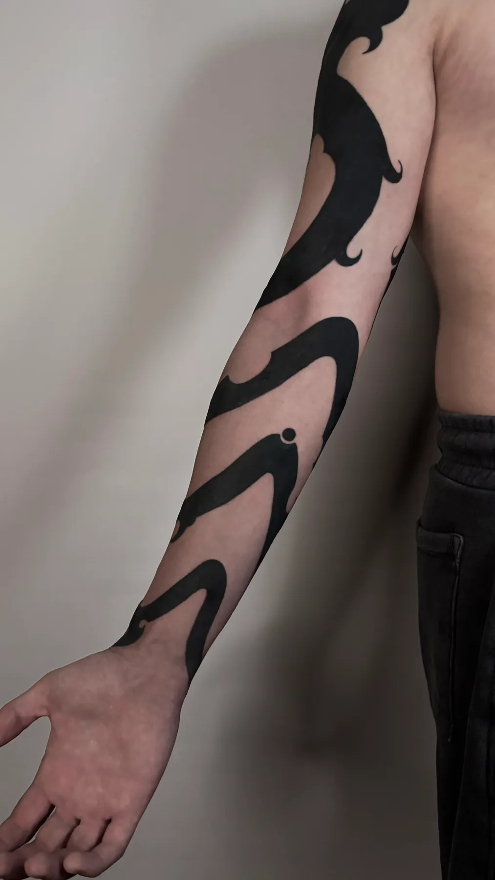 Neotribal Sleeve — Neotribal tattoo by Nillattt, photo 3