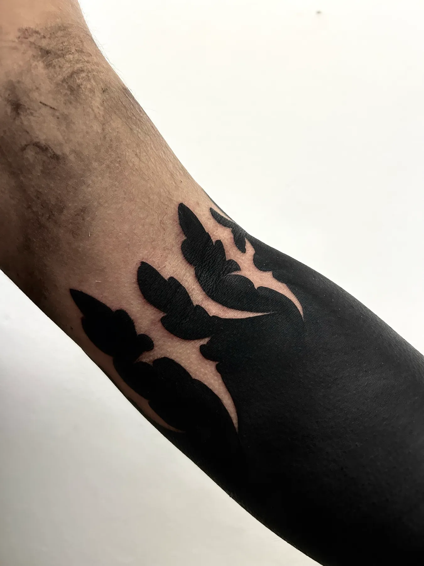 Codo Tribal — tatuaje Blackout de Nillattt, foto 1